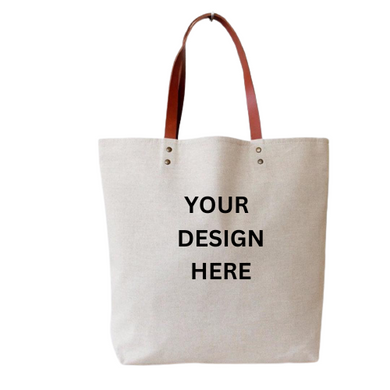 YOUR CUSTOM DESIGN TOTE BAGS MADE JUST FOR YOU - You design, we Print cotton canvas